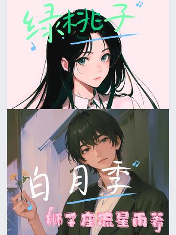 白月季和绿桃子